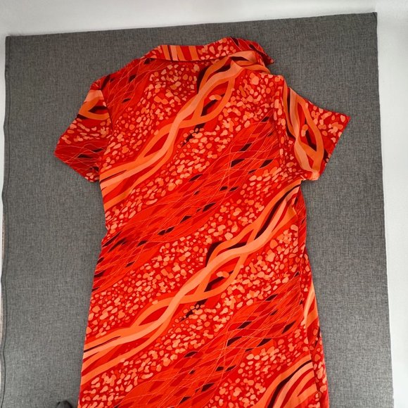 Mint Julep Button Down Dress‎ Slip Removable Dress Underneath 1X Polyester - Picture 12 of 15